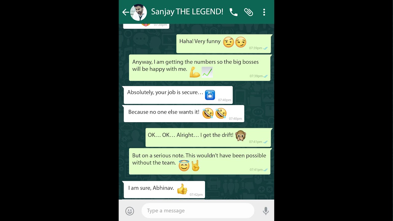WhatsApp Conversation: Every Banter Between Friends - Indigo Music