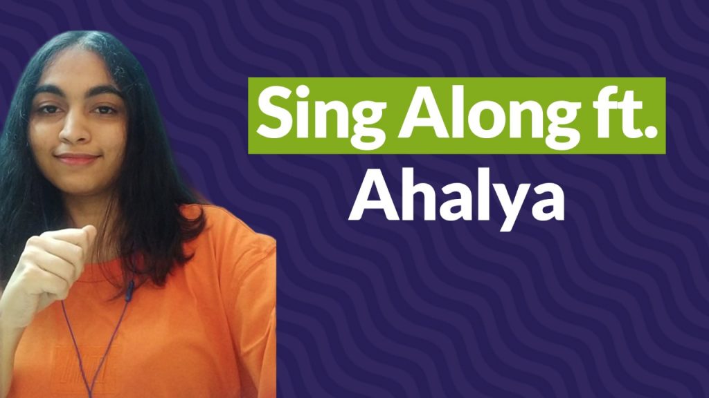 sing along with ahalya