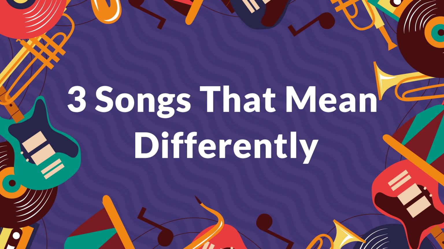 Songs That Mean Differently - HOME