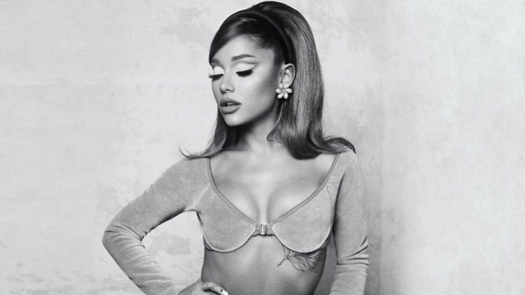 Ariana Grande poses for the 'Positions' era