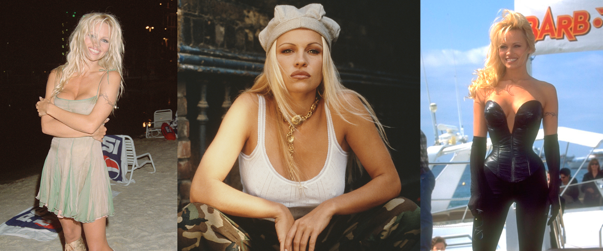 Pamela Anderson's Best '90s Fashion Moments – Footwear News