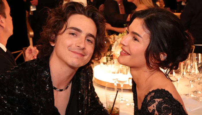 Kylie Jenner and Timothée Chalamet