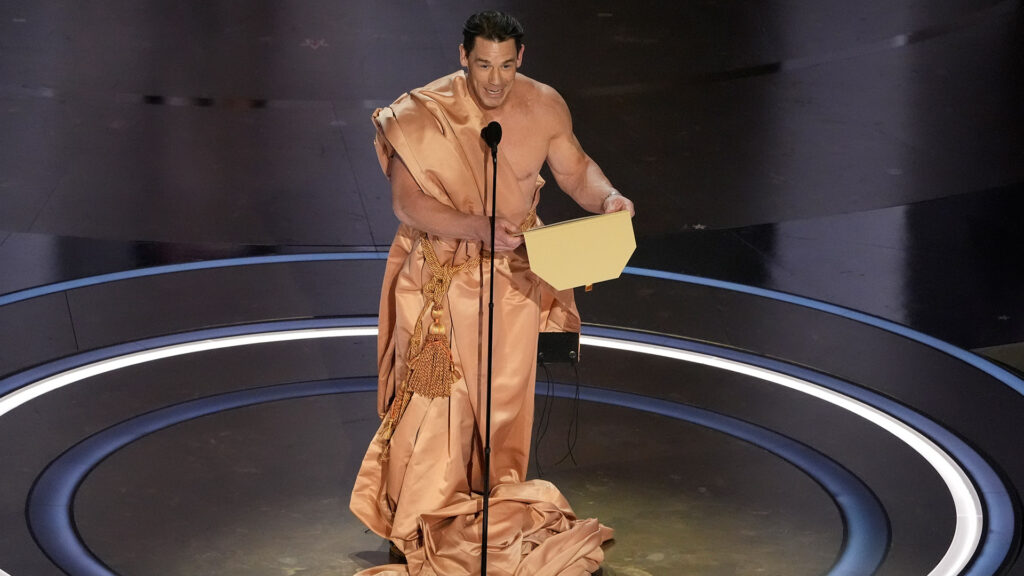 John Cena Wasn't Actually Naked at The Oscars 2024 HOME