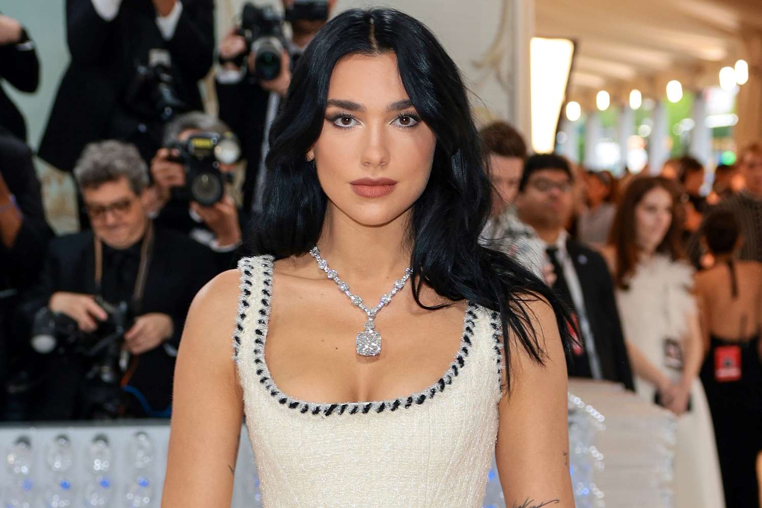 Dua Lipa Stuns In Elegant Lace Outfit At Time100 Gala Home 7942