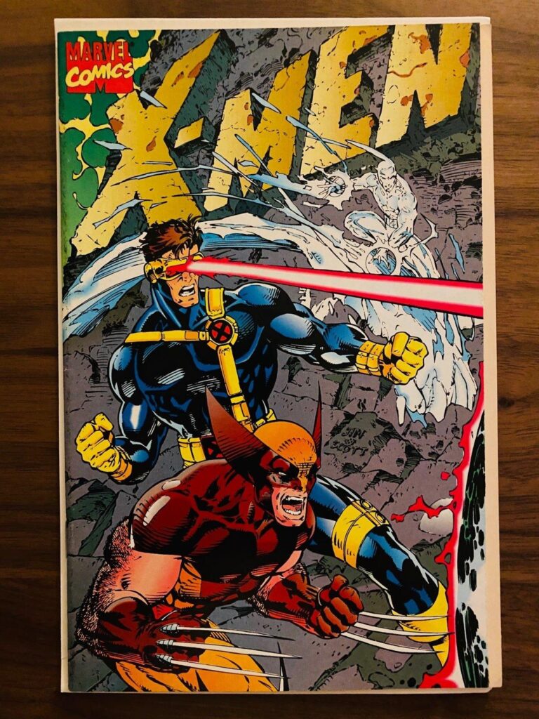 Jim Lee’s cover for ‘X-Men’ #1 (1991) comic book splash page