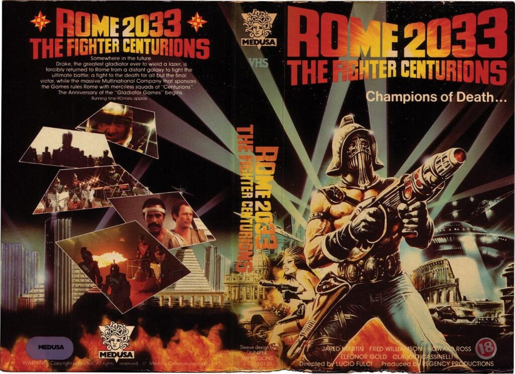 Rome 2033-The fighter centurions-VHS cover art
