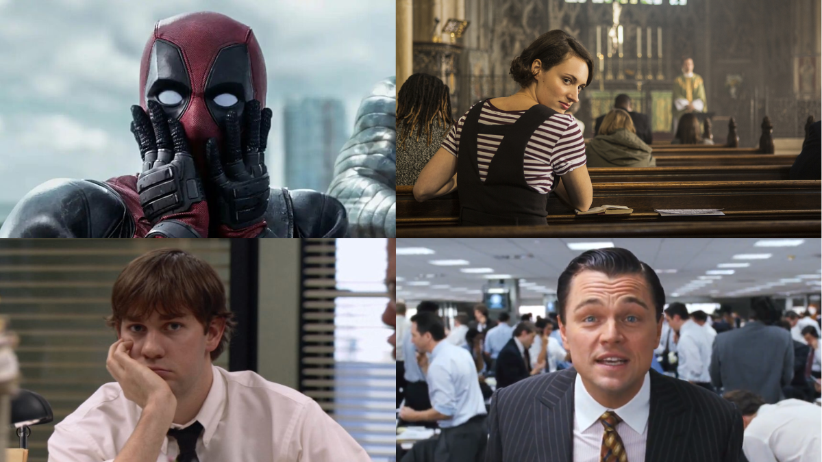 Breaking the Fourth Wall- Movies and TV Shows