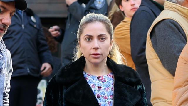 Lady Gaga Seen in Paris