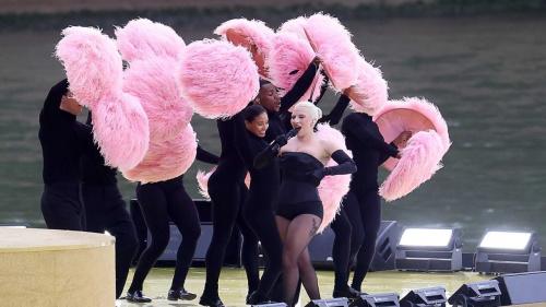 Lady Gaga performed the French cabaret classic ‘Mon truc en plumes’ at the Paris Olympics opening ceremony