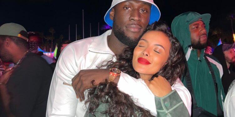 Stormzy and Maya Jama