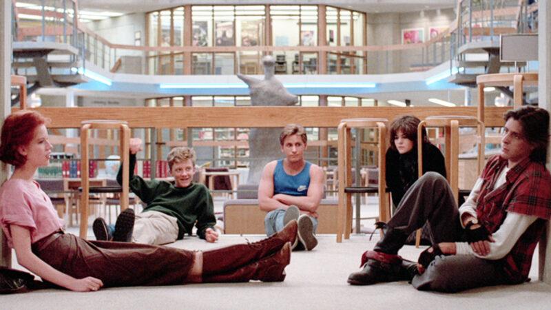 The Breakfast Club movie scene