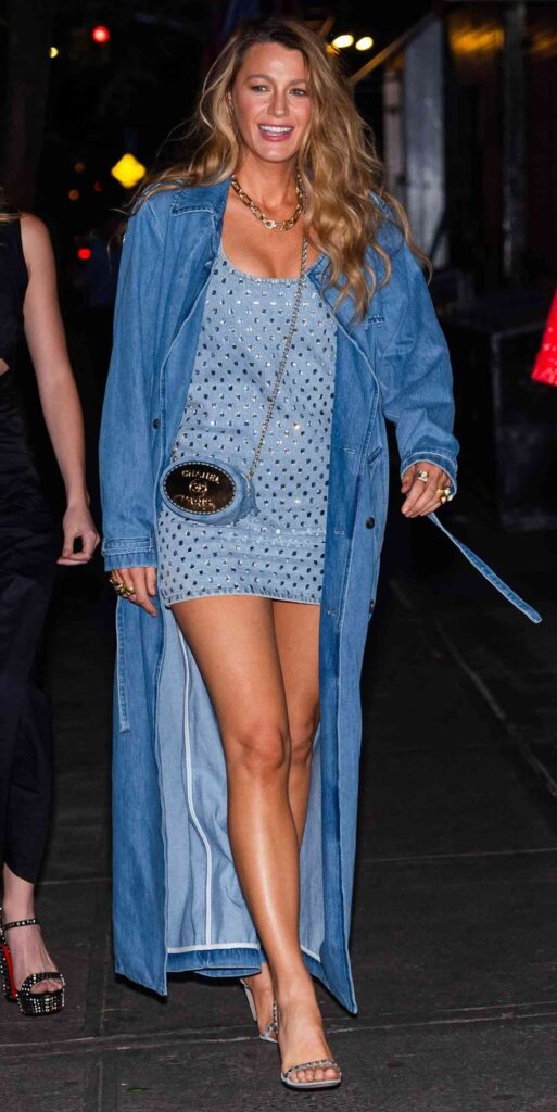 Blake Lively All-Denim Outfit