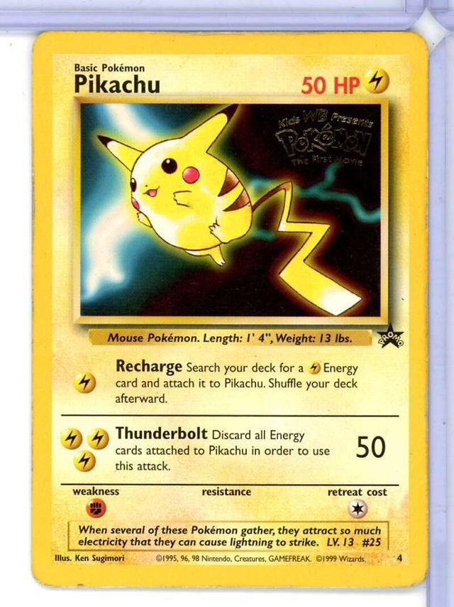 Pikachu card