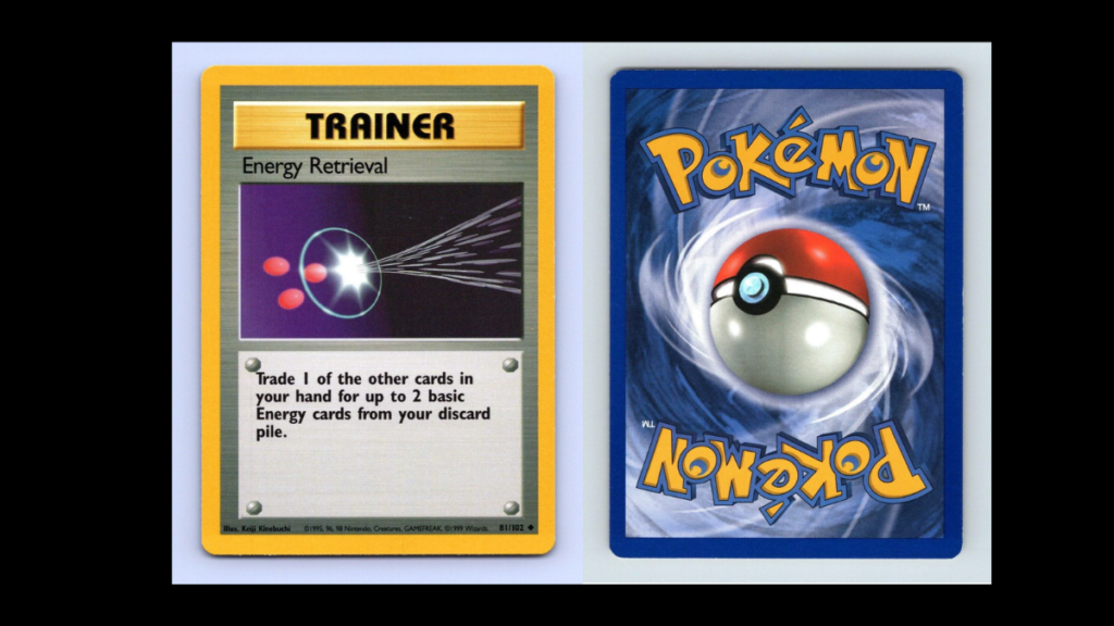 Pokémon trainer cards