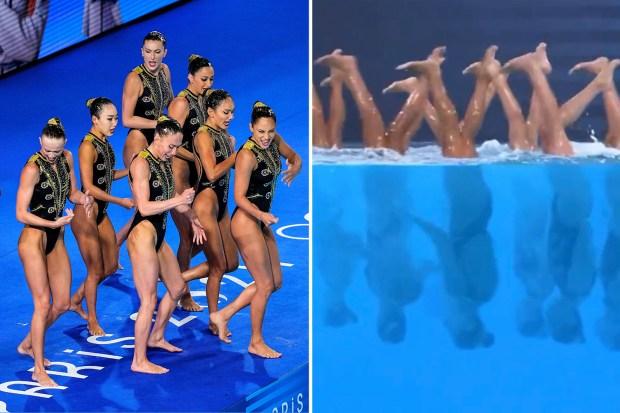 US swimming Olympic team performed an underwater moonwalk during an MJ-inspired routine