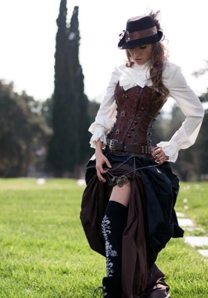 Steampunk fashion--corsets